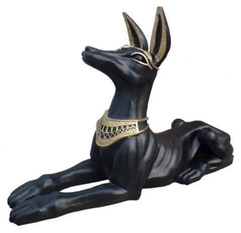 AEA Egyptische Anubis Schakal Decoratie - Groot - 52 cm