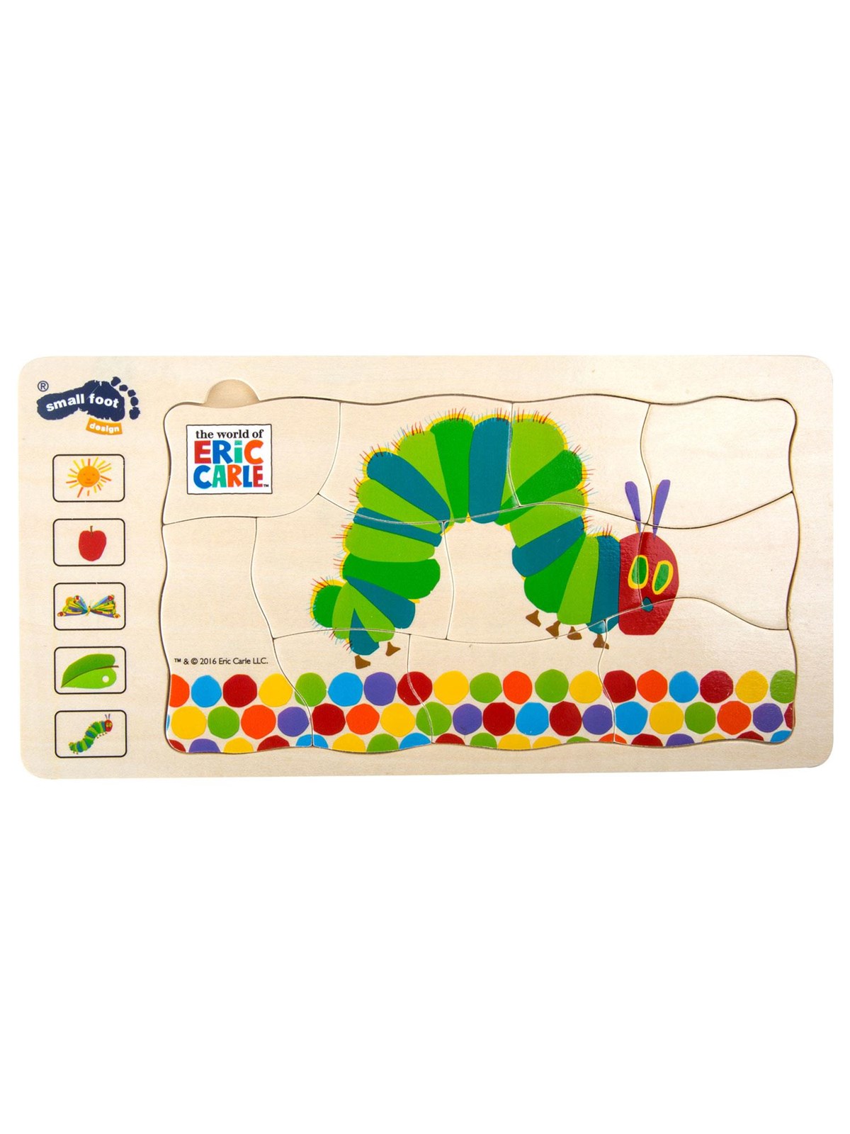 Small Foot - Caterpillar Never Enough Layer Puzzle Holz