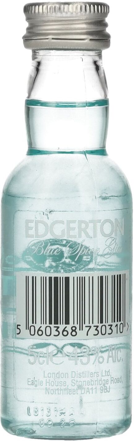 Edgerton Blue Spice Gin 43% Vol. 0,05l PET