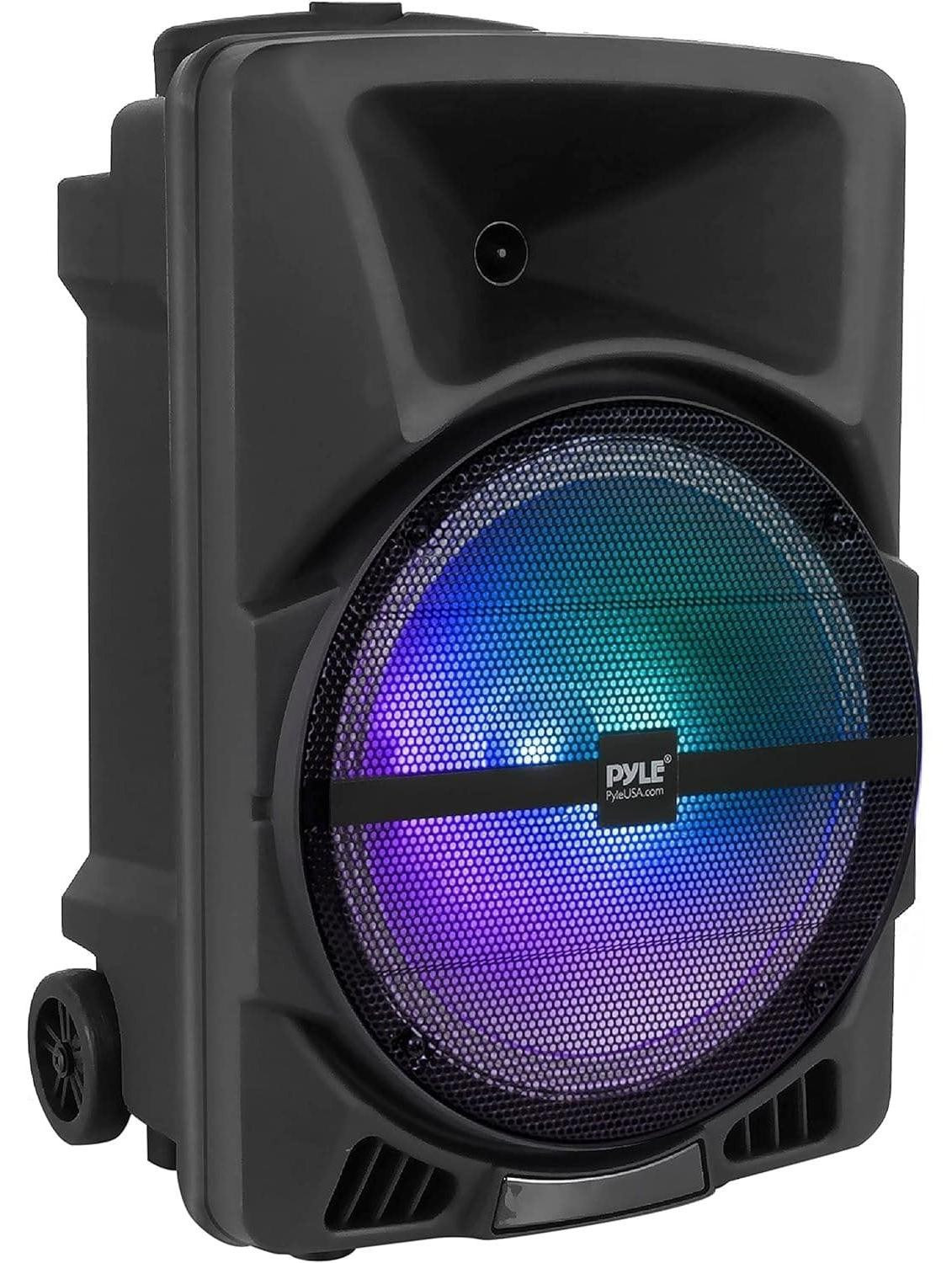 Selius Bluetooth Party Speaker - Draagbare DJ Speaker met wieltjes
