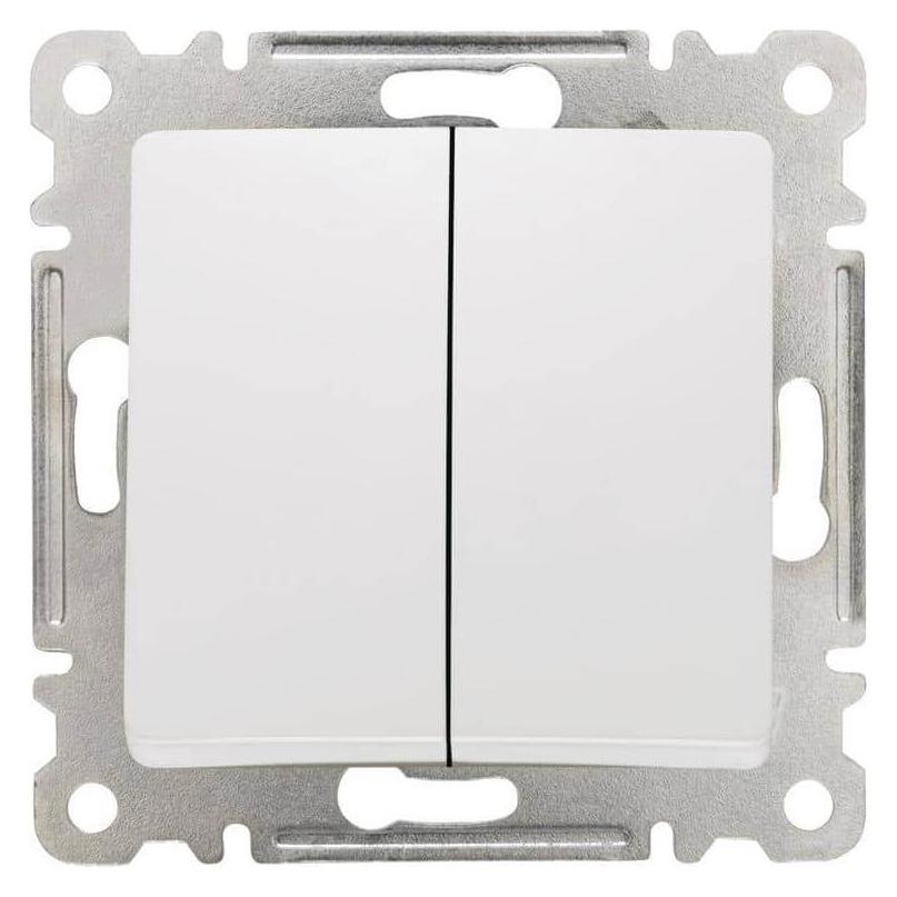 Makel Lilium Natural Modul 2-fach Serienschalter weiss (47721533)