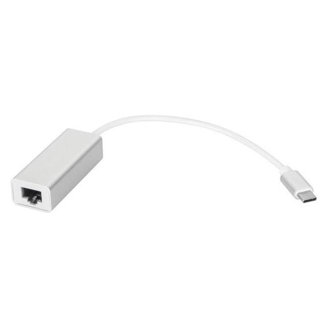 Goobay Adapter USBC 3.0 Stecker mit RJ45 Buchse LAN 10/100/ MB (USB-C) (KOM0994)