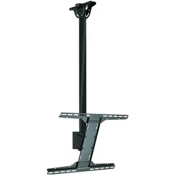Peerless AV Flat Panel Single Screen Kit, 1.5M with MOD-CPC (Decke, 119.70 kg, 32" - 60"), TV Wandhalterung, Schwarz