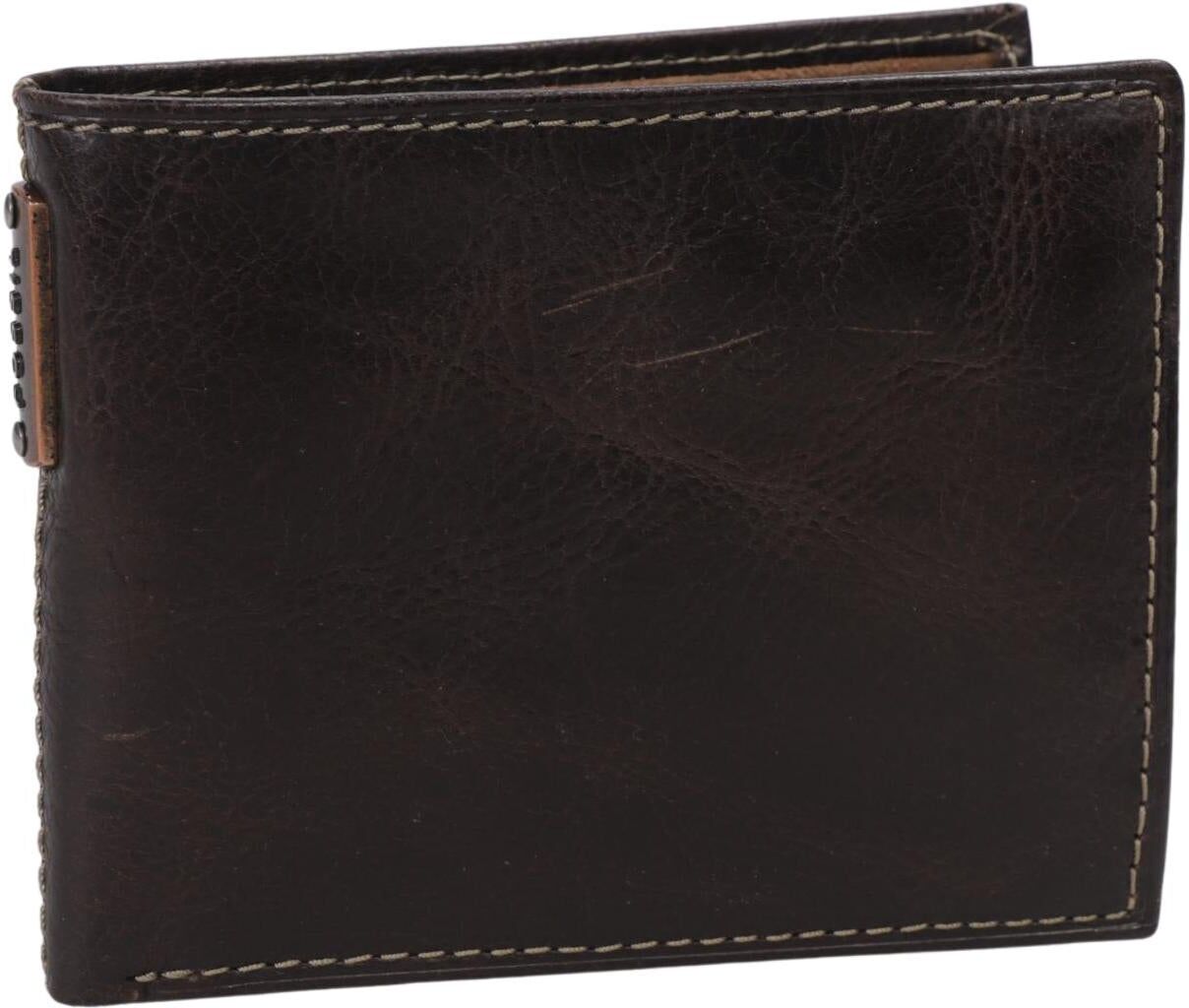 Fossil Herren Portemonnaie, Braun, Leder - Second Hand