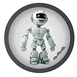 McNeill McAddys Roboter hellgrau
