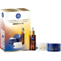 Nivea, Beauty Geschenkset, Q10 Anti-Falten Power Set - TagLSF15, Nacht & Dual Action Serum (Gesichtspflege Set)