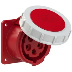 PCE 3152-6 CEE-Anbausteckdose gerade (75x75mm) 16A 5p 6h IP67 31526