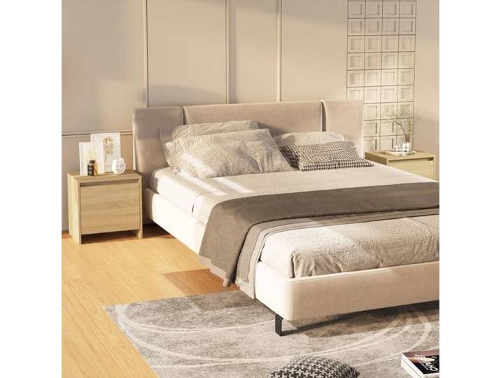 Maison Exclusive - Tables de chevet 2 pcs chêne sonoma bois d'ingénierie