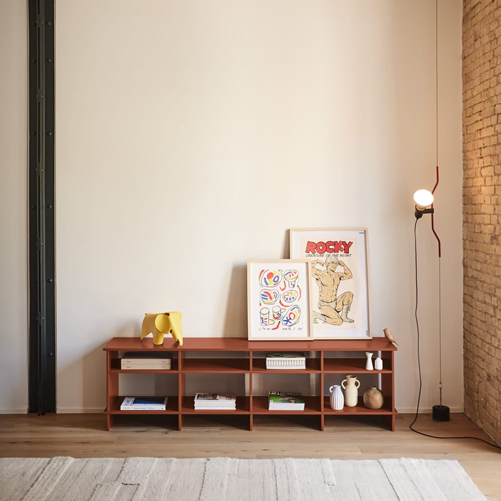 TEULAT Mueble de tv teja
