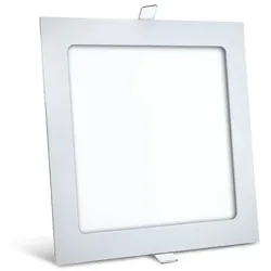 V-Tac 12W LED Panel Ultra Slim Einbauleuchte Deckenlampe Einbaustrahler Quadrat Eckig 17x17 cm kaltweiß