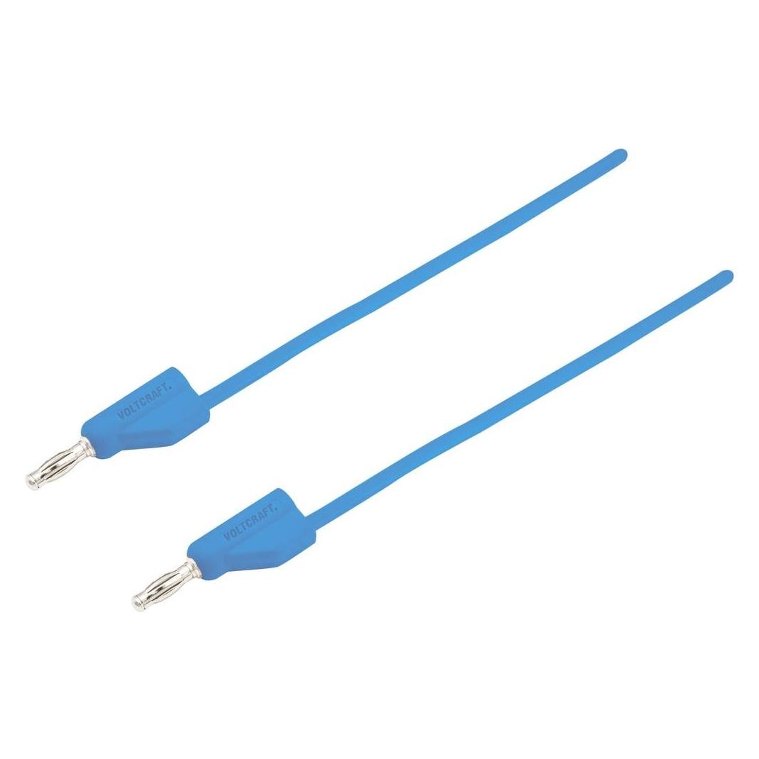 Voltcraft Hochflexible Messleitungen MSB-300 30 V/AC, 60 V/DC 10 A (MSB-300-1-BL)