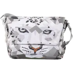 SmallRig 6045 Creative Design Sling Bag(Wild China Film Series With Snow Leopard Pattern), Kameratasche, Weiss, Mehrfarbig