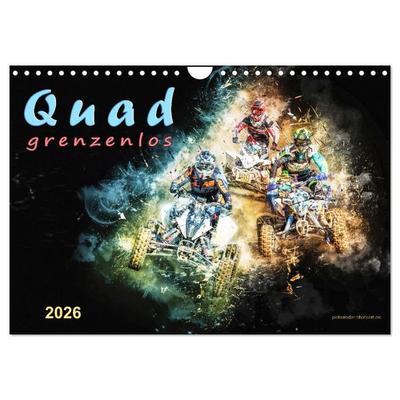 Quad grenzenlos (Wandkalender 2026 DIN A4 quer), CALVENDO Monatskalender