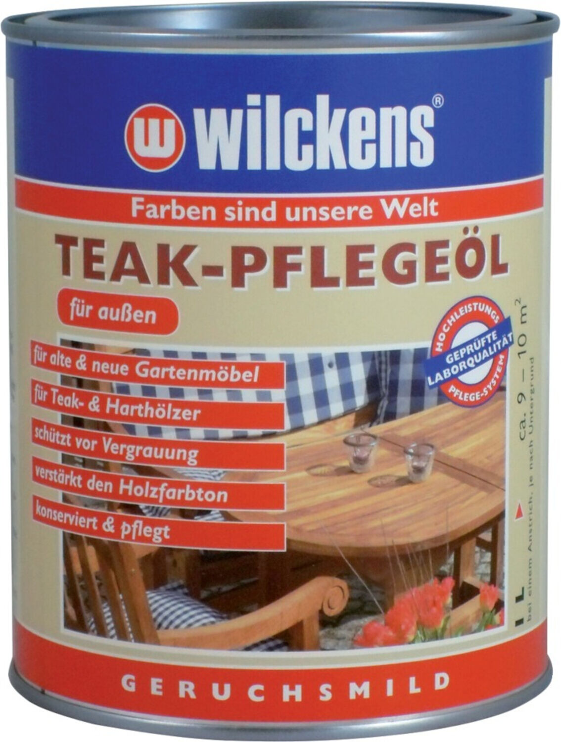 wilckens Teak-Pflegeöl 1 l, farblos (16700100060)