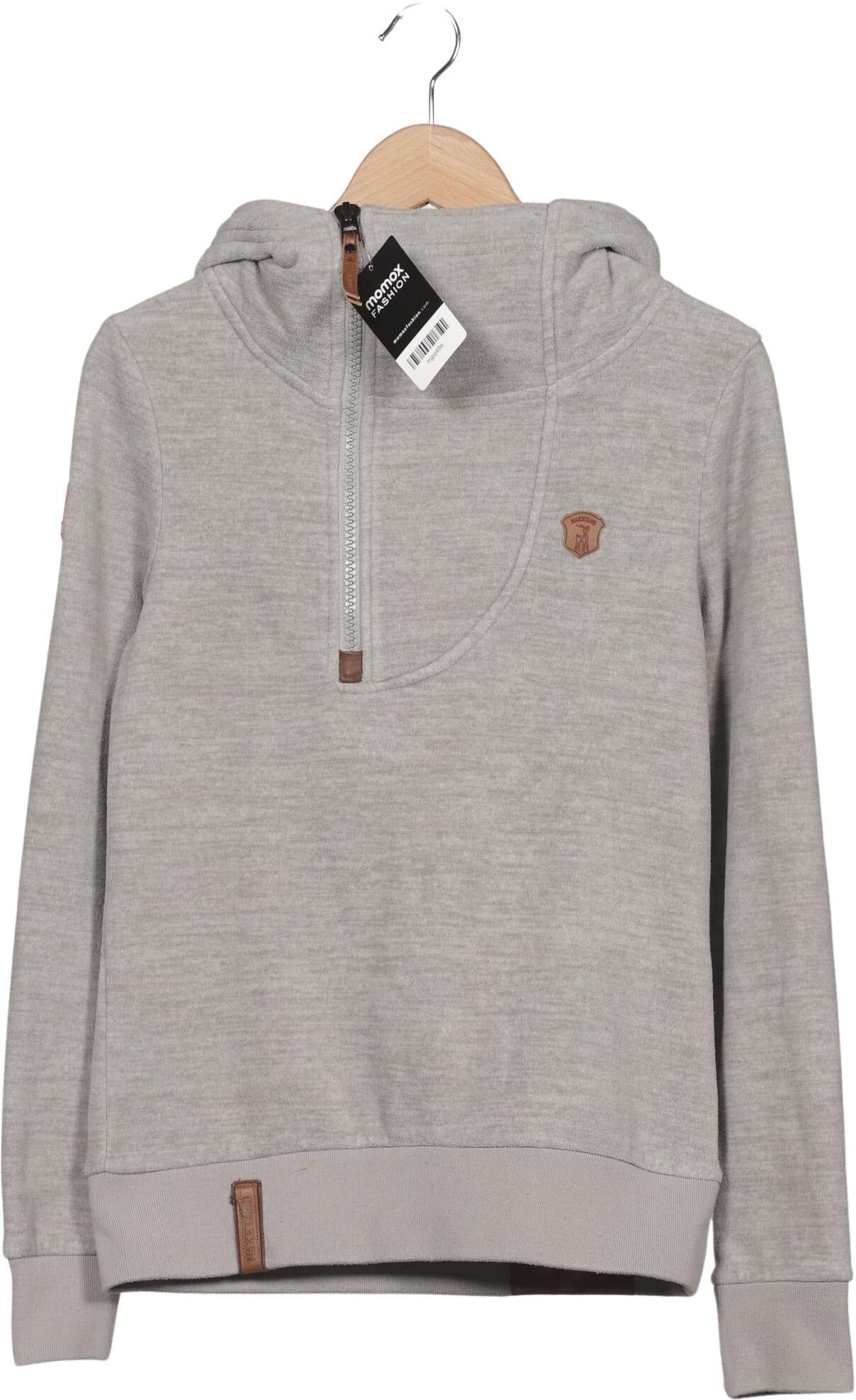 Naketano Damen Kapuzenpullover, Grau, Gr. S, Synthetik - Second Hand