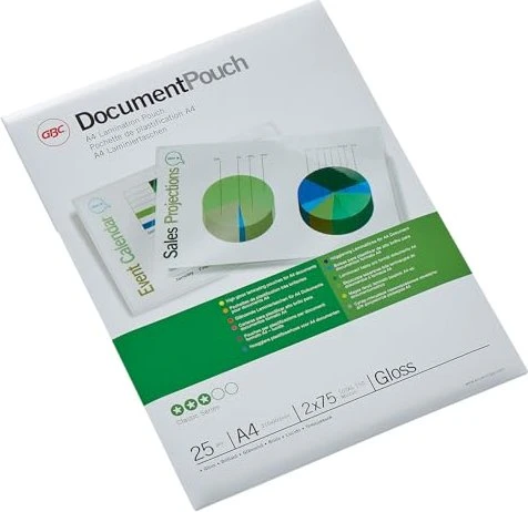 GBC A4/150 glänzend - Packung mit 25 Stück, 25 Stück