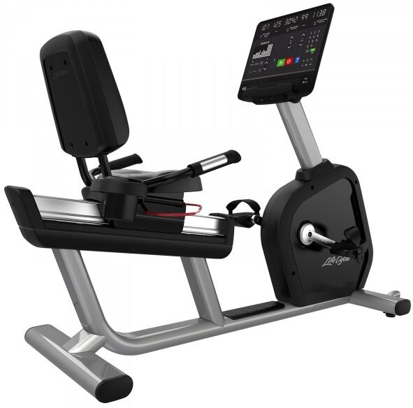 Life Fitness Aspire Recumbent Bike SL Console Arctic Silver