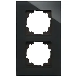 Kopp 405405011 ATHENIS-2-fach Glas-Abdeckrahmen senkrechte und waage