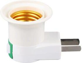 Uplifted Goods Plug In Lamp Socket Holder For Simple Portable Lighting c Us