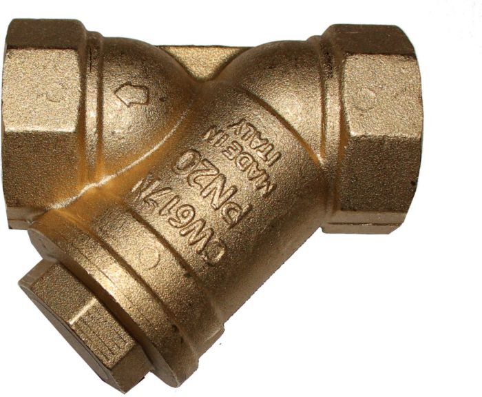 Wolf Schmutzfänger 2484398 1 1/2", Messing, für Wärmepumpen