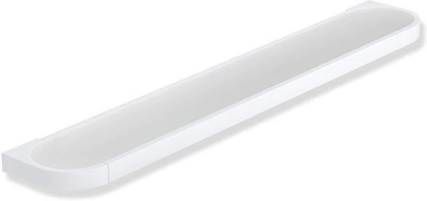 Hewi System 800 Ablage 800.03.10065DX 600mm, Platte Glas satiniert, weiß matt