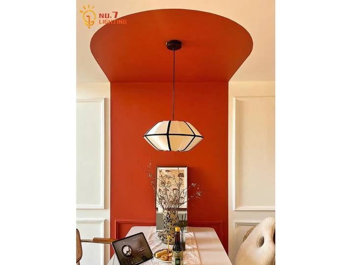 Japonais Wabi-sabi Restaurant Médiéval Suspension LED E27 Vintage Lanterne Lampe Suspendue Décor À La Maison Salon Canapés Chambre