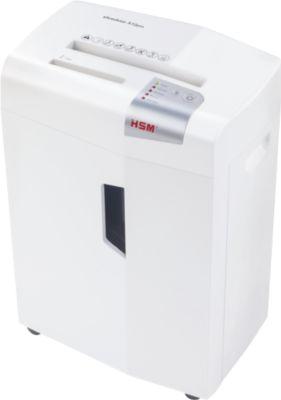 Aktenvernichter HSM shredstar X12pro, separates CD-Schneidewerk, Sicherheitsstufe 5, Partikelschnitt 2 x 15 mm, 12 Blatt, weiß