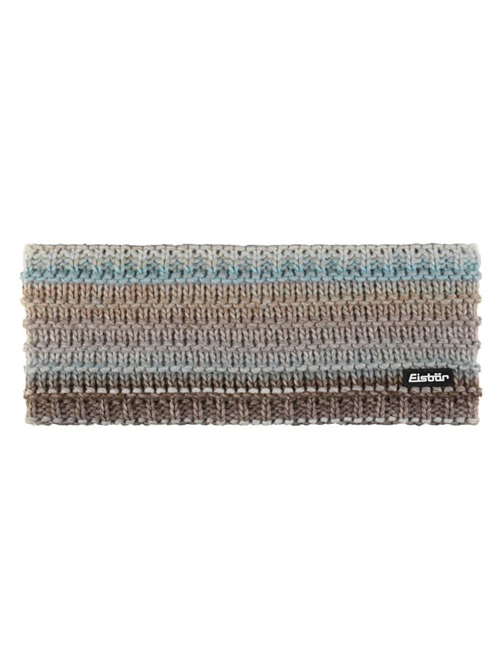 Eisbär Stirnband "Mikata" in Taupe/ Türkis - onesize
