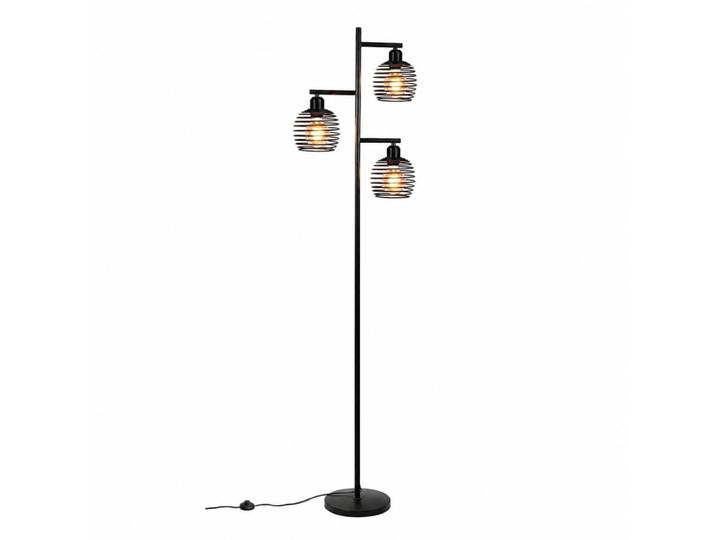Lampadaire en fer noir 25x37x156cm e27