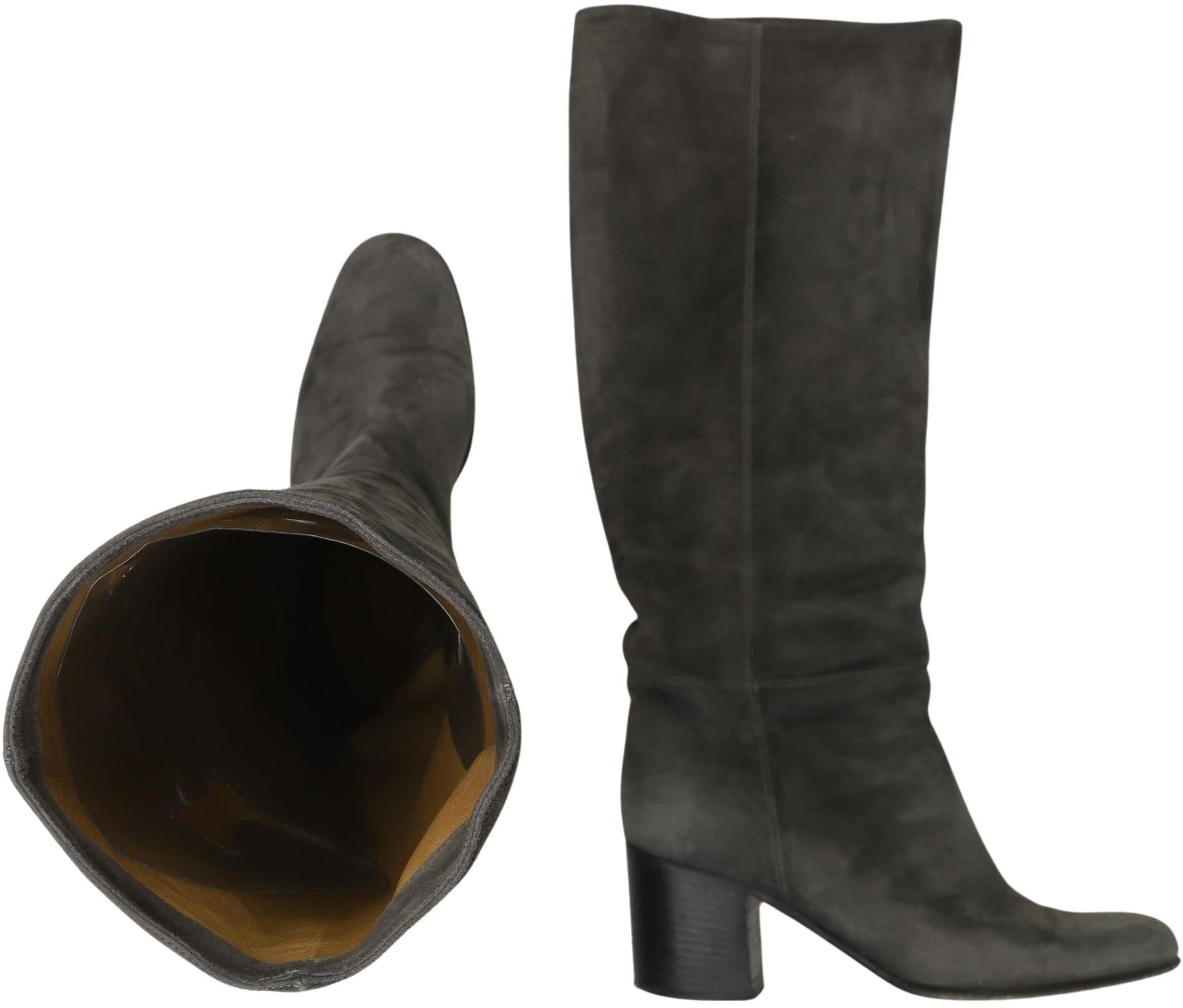 Pomme DOR Damen Stiefel, Grau, Gr. EU 37, kein / Etikett - Second Hand