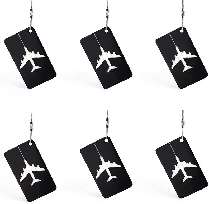 INF Étiquettes à bagages, pack de 6