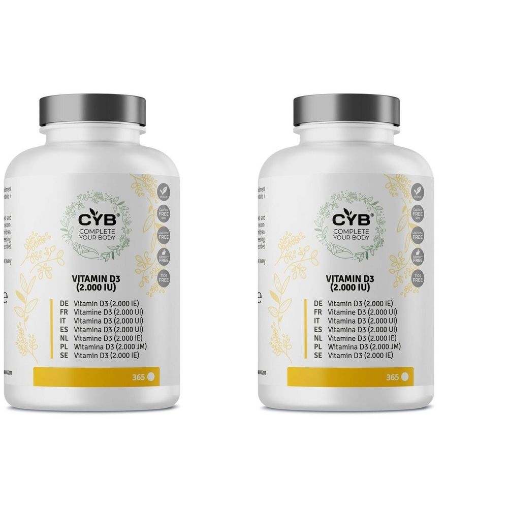 CYB Vitamin D3 2000 I.e. hochdosiert Tabletten 2x 2x365 St
