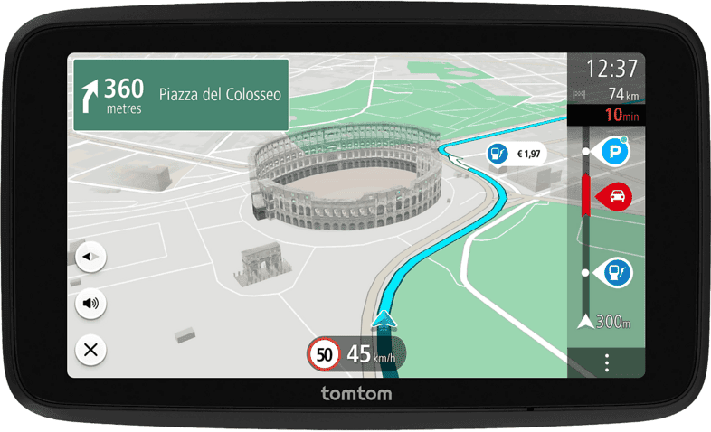 GPS - TomTom GO Superior, Pantalla 6 ", Europa, WiFi y Bluetooth, Actualizaciones permanentes, Negro