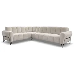 ECKSOFA Volare ohne Schlaffunktion Creme rechts