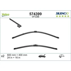Scheibenwischer VALEO 574399 für Alpina BMW B3