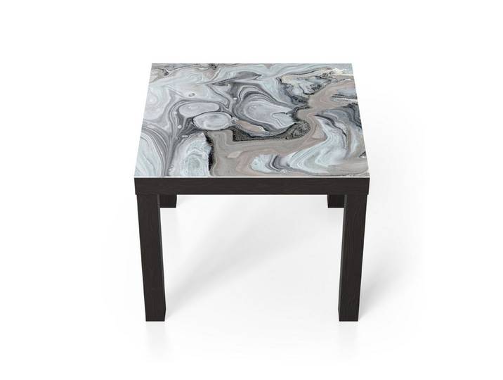 DEQORI Couchtisch 'Organische Eleganz', Glas Beistelltisch Glastisch modern