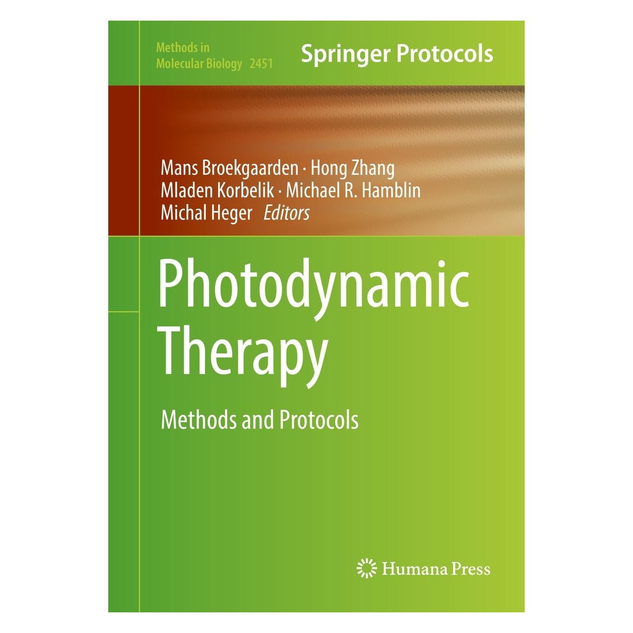 Springer Photodynamic Therapy (Englisch, Hardcover, Hong Zhang, Mans Broekgaarden, Michael R. Hamblin, Michal Heger, Mladen Korbelik) (9781071620984)