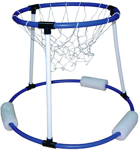 Canastra de basquete flutuante de PVC