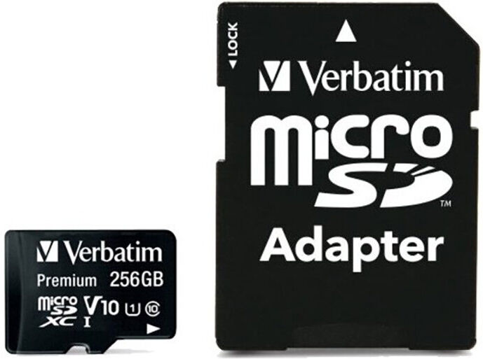 MEMÓRIA MICRO-SD VERBATIM 256GB CL10