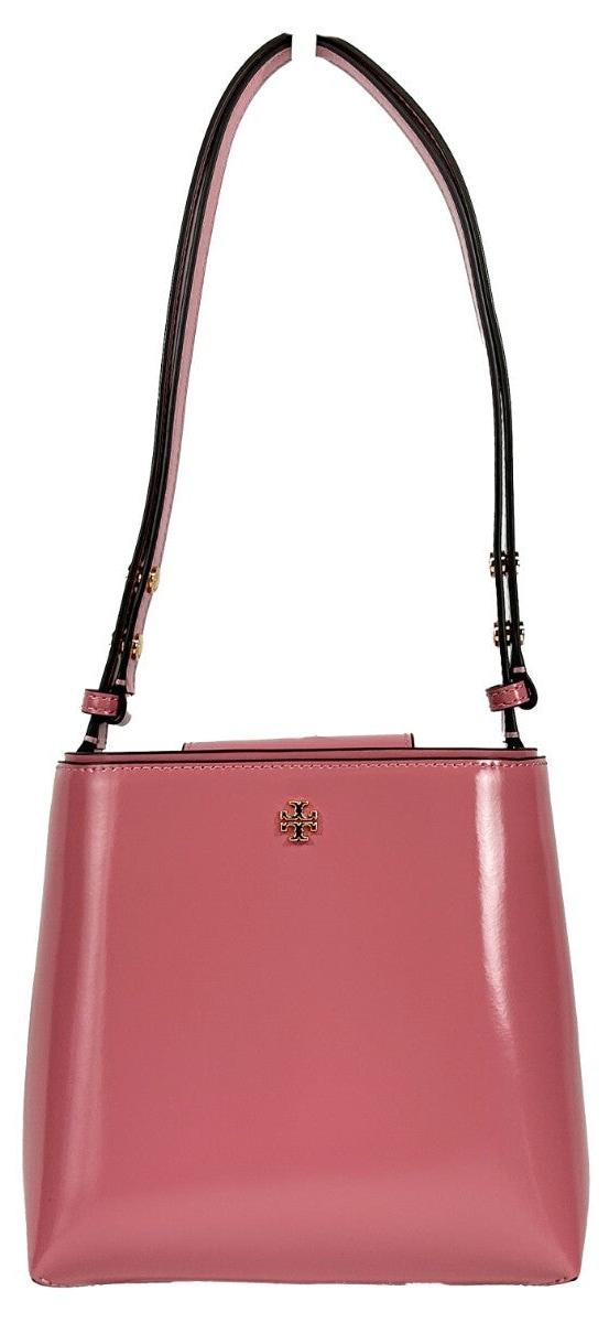 Tory Burch Emerson Bucket rosa gold Double T
