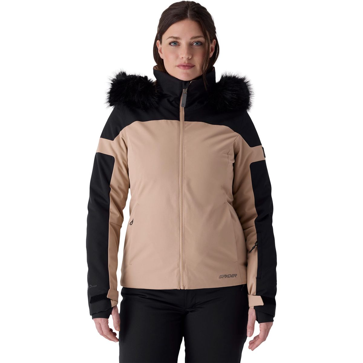 Spyder Vida Jacket tan (TAN) 8 38SD073612-TAN-8