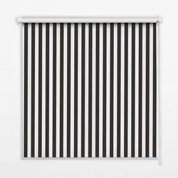 ROLLO LICHTDURCHLÄSSIG 120x180 cm Schwarze und weiße Streifen