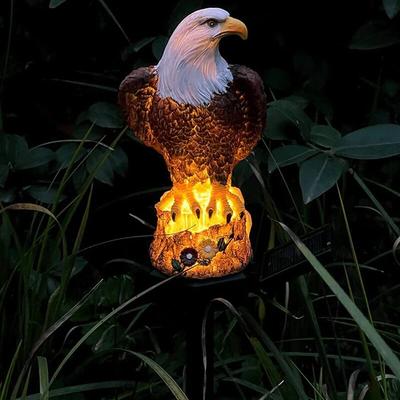 Inspire Daily Merch Garden Lawn Decorative Lamps, Solar Resin Eagle Lawn Lamp, Outdoor LED Ground Lamp Garden Lawn Decorative Lamps, Solar Resin Eagle Lawn Lamp, Outdoor LED Ground Lamp
