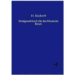 Strafgesetzbuch für das Deutsche Reich, Fachbücher von H. Rüdorff