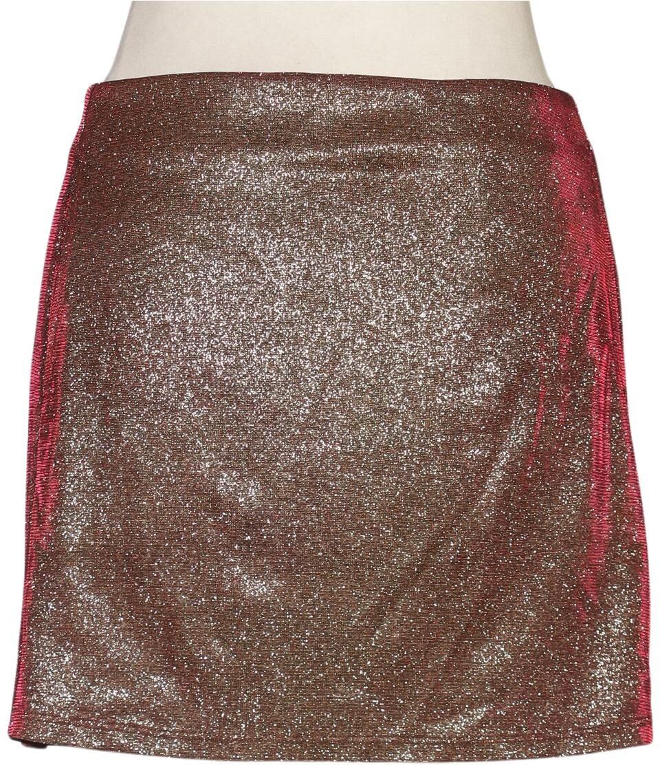 Urban Outfitters Damen Rock, Silber, Gr. S, Synthetik - Second Hand