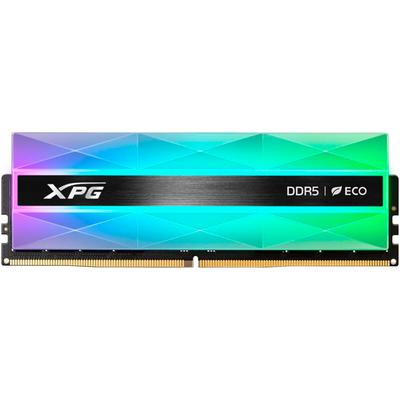 ADATA PC-Arbeitsspeicher "Lancer Neon RGB 16GB DDR5-6400 U-DIMM CL32", bunt (neon), 16 GB, Arbeitsspeicher