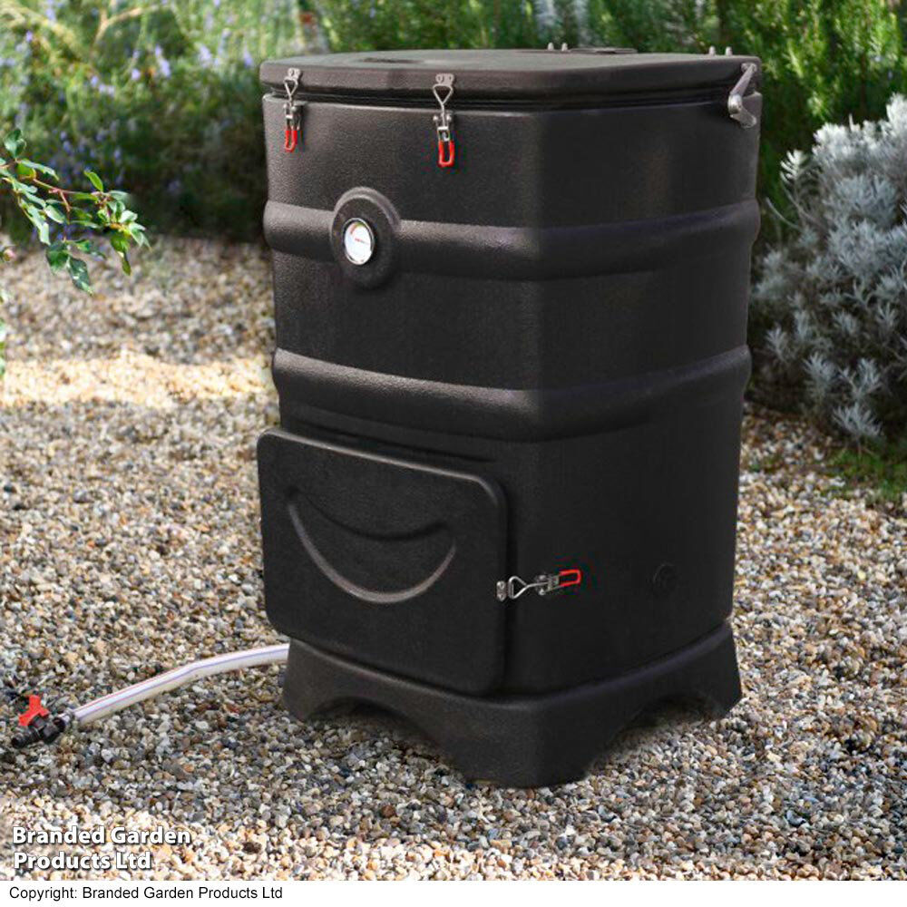 Garden Gear Plastic Stationary Composter Black