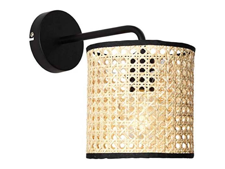 BRILLIANT Lampe Wiley Wandleuchte hängend rattan 1x A60, E27, geeignet für Normallampen (nicht enthalten) Für LED-Leuchtmittel geeignet