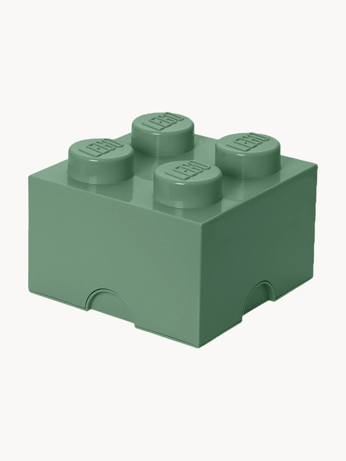 LEGO opbergdoos Brick met 4 noppen, stapelbaar, plastic