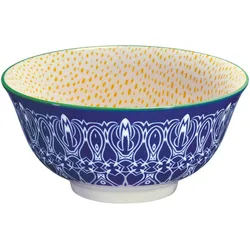 6x Cilio Bowl Amici Fische Porzellan 500 ml, Schüssel + Schale, Mehrfarbig